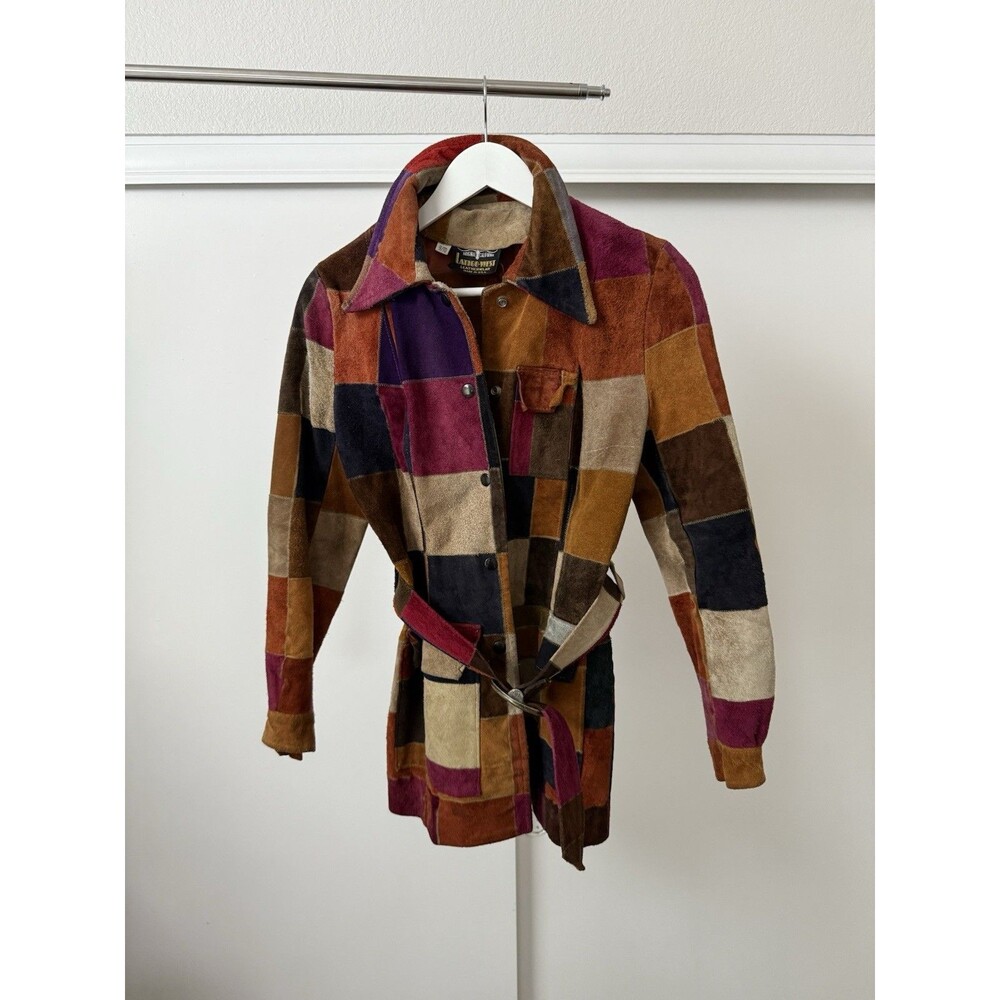 Latigo 70s Patchwork Suede Coat